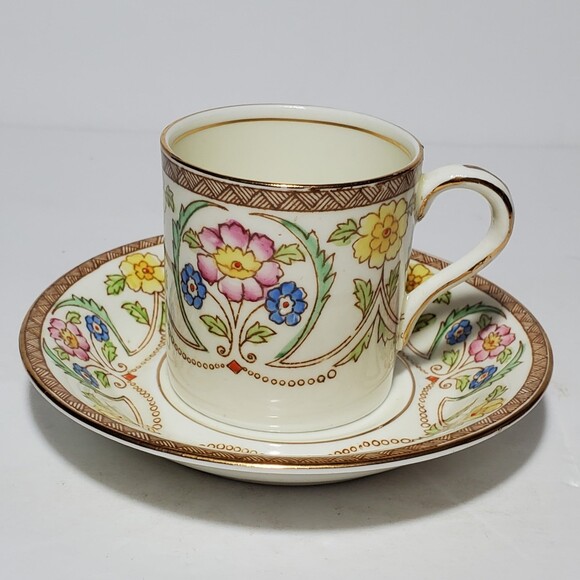 Sutherland Demitasse Espresso (Small) Teacup and Saucer Floral - Picture 1 of 8